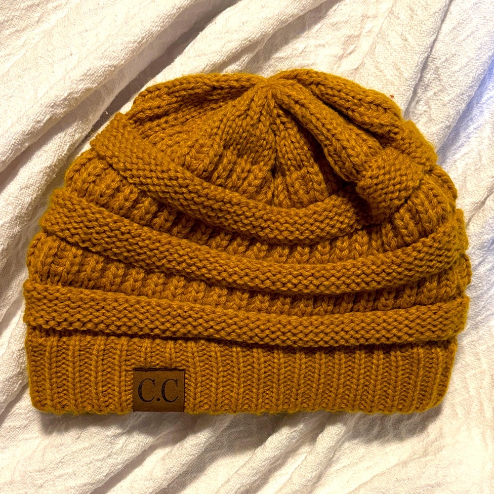 Classic CC Beanie, Mustard